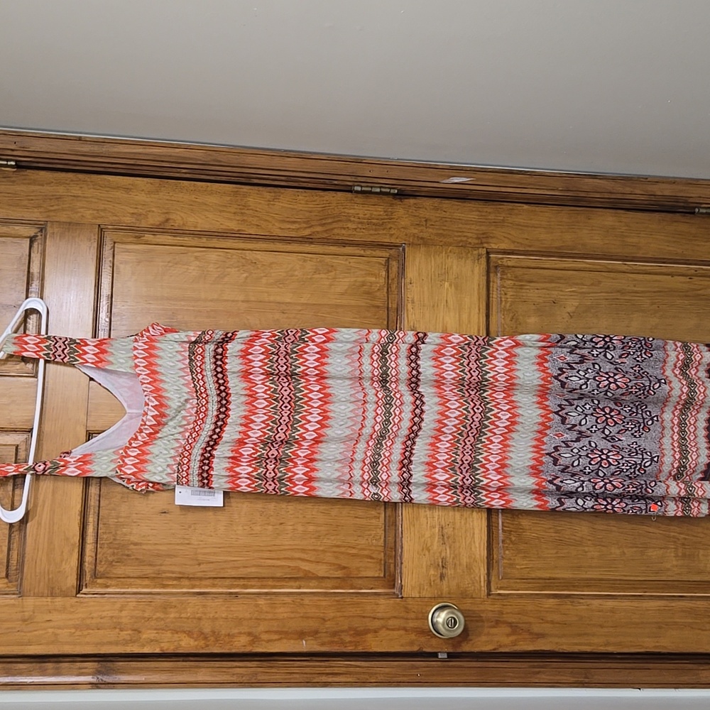 Angie BlinkBlanco Maxi Multicolored Sundress NWT - Picture 2 of 7